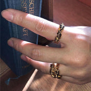 Metal Winding Open Ring