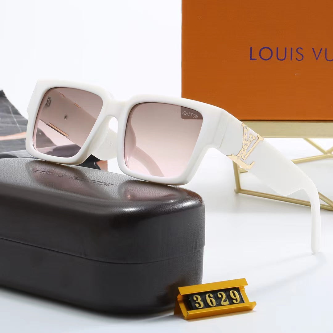 5-color fashionable four-leaf clover L letter sunglasses