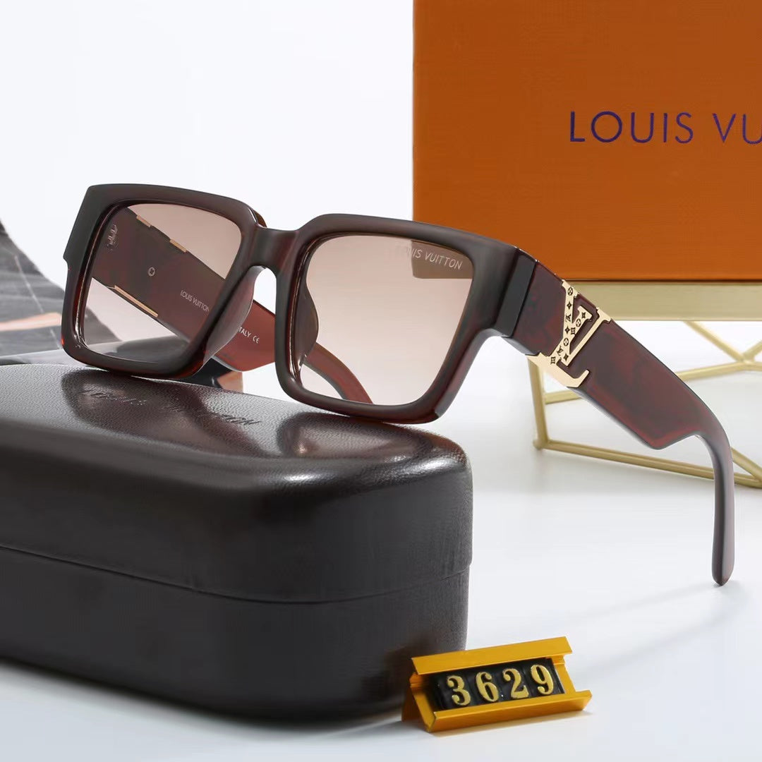 5-color fashionable four-leaf clover L letter sunglasses