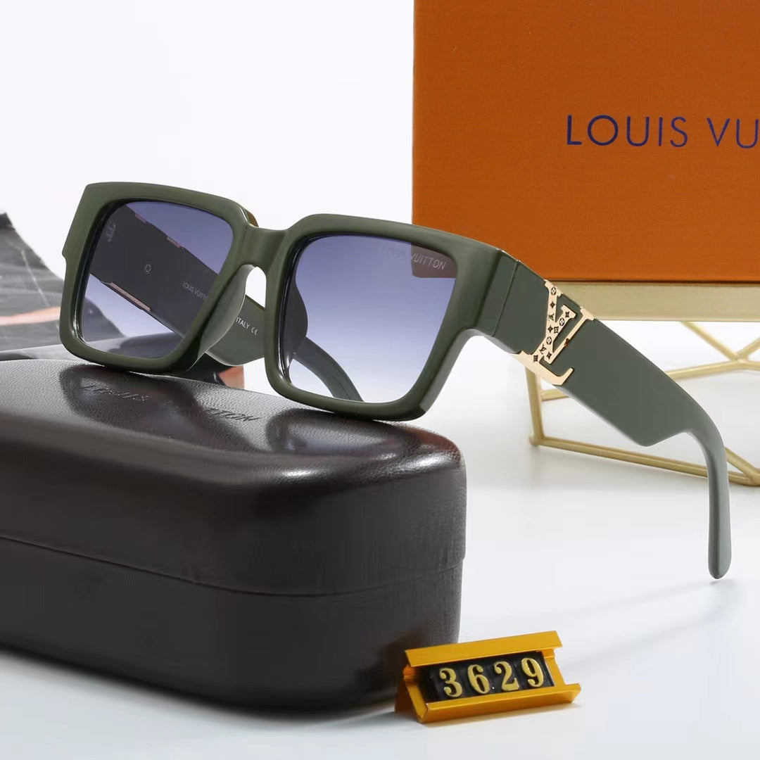 5-color fashionable four-leaf clover L letter sunglasses