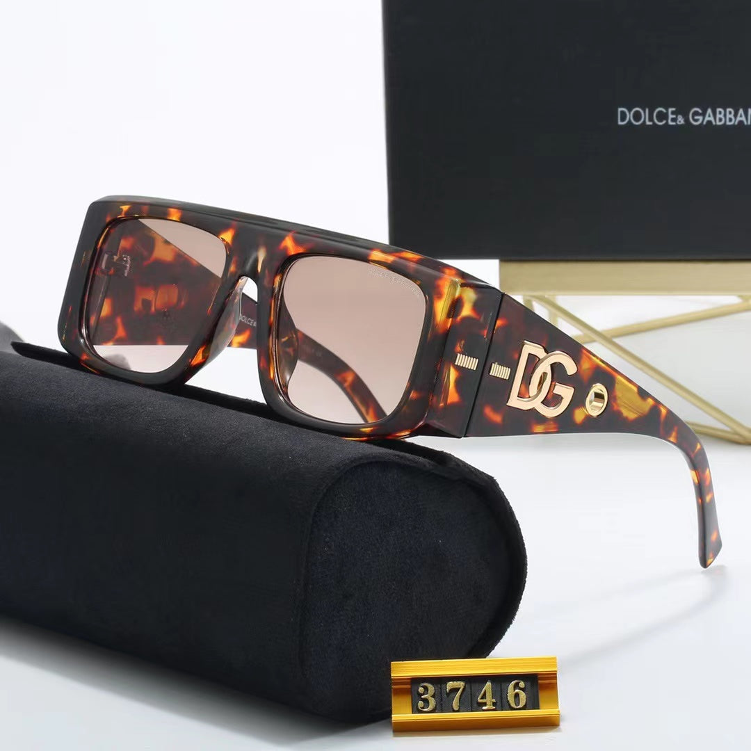 5-color fashionable DG letter polarized sunglasses
