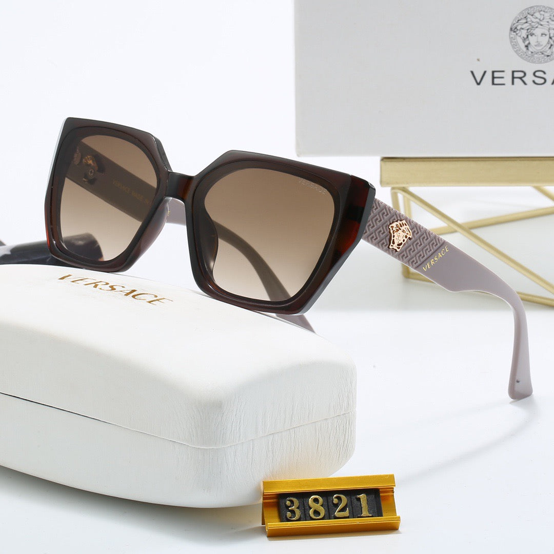5-color fashionable four-leaf clover print lens sunglasses
