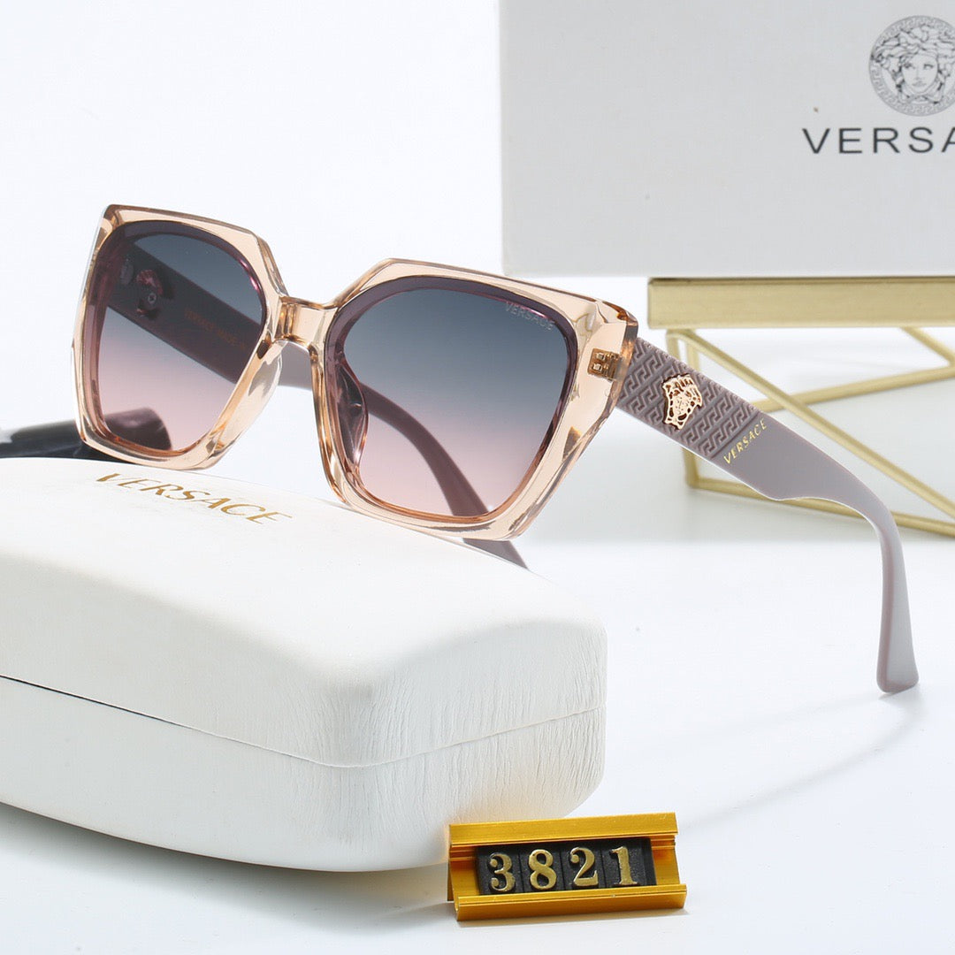 5-color fashionable four-leaf clover print lens sunglasses