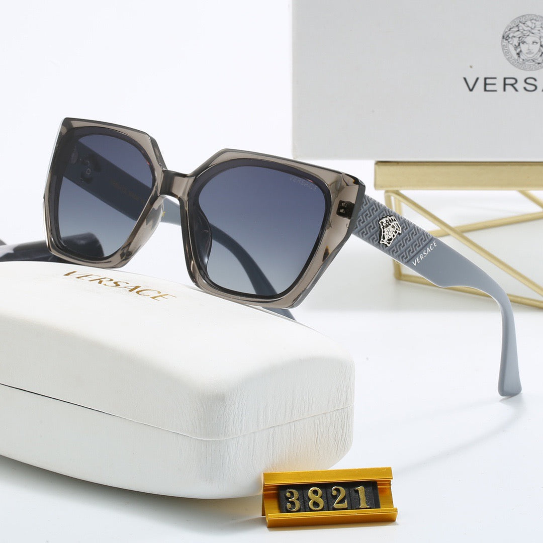 5-color fashionable four-leaf clover print lens sunglasses