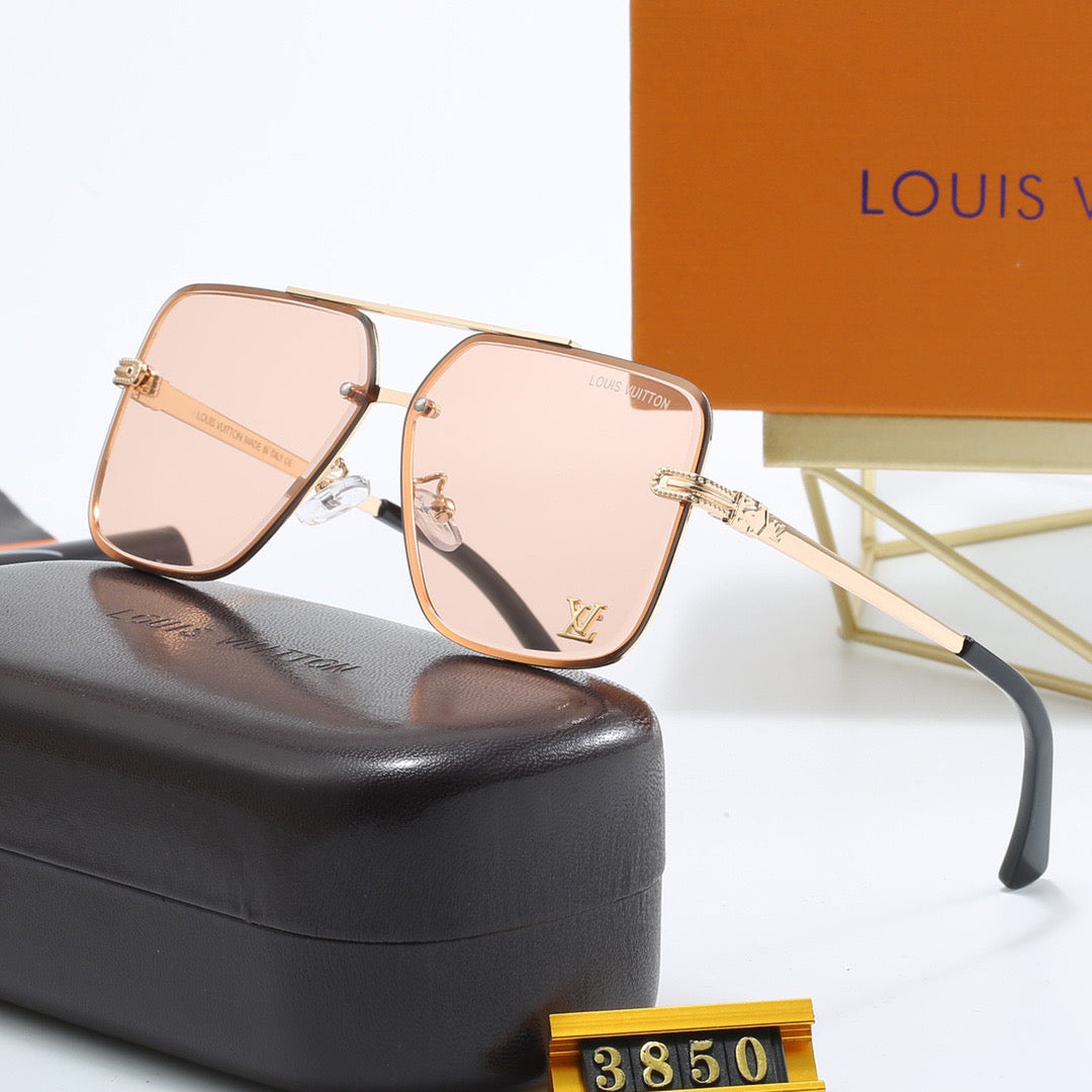 5-color fashionable four-leaf clover letter sunglasses