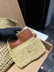 Fashion hollow woven handbag