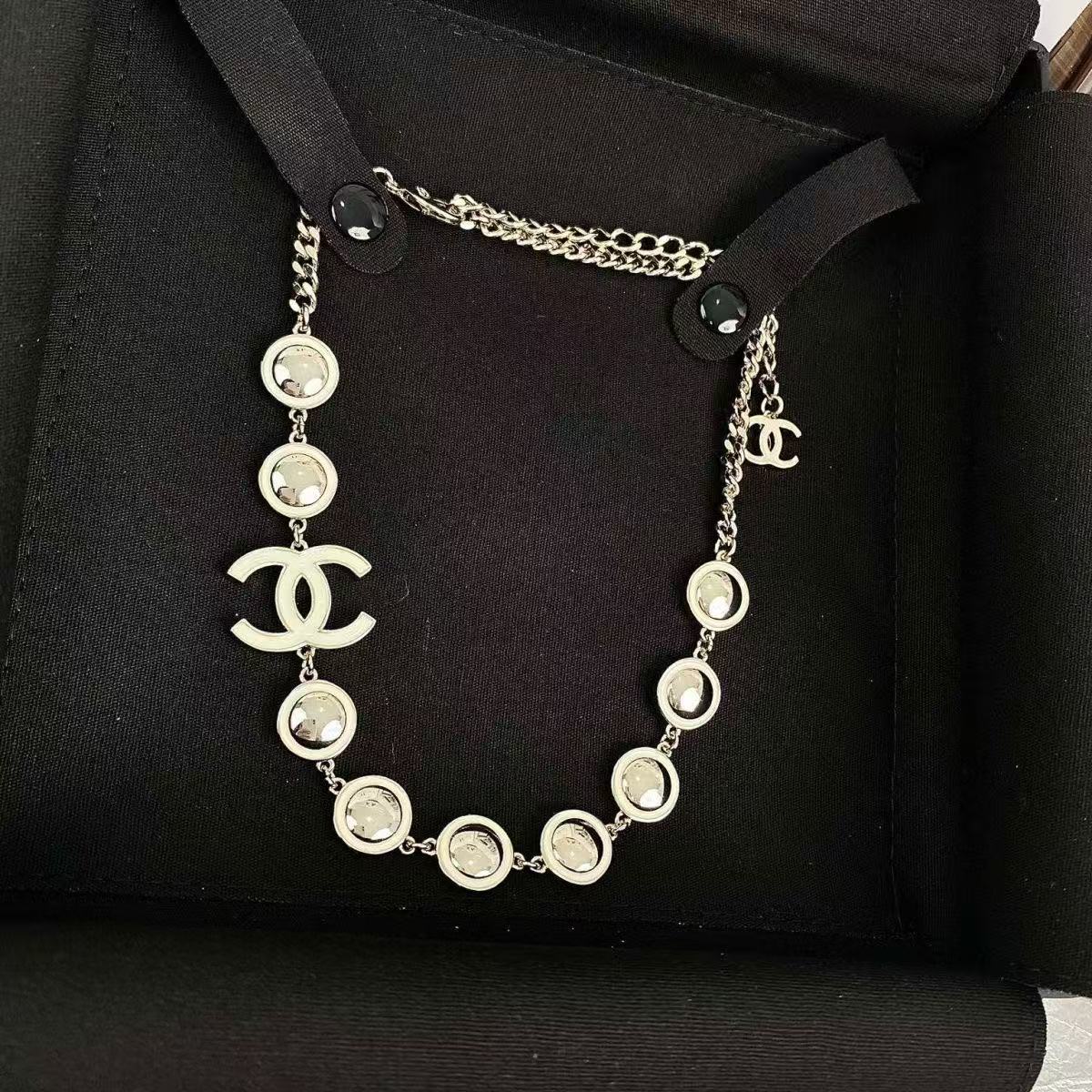 CC rhinestone necklace