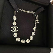 CC rhinestone necklace