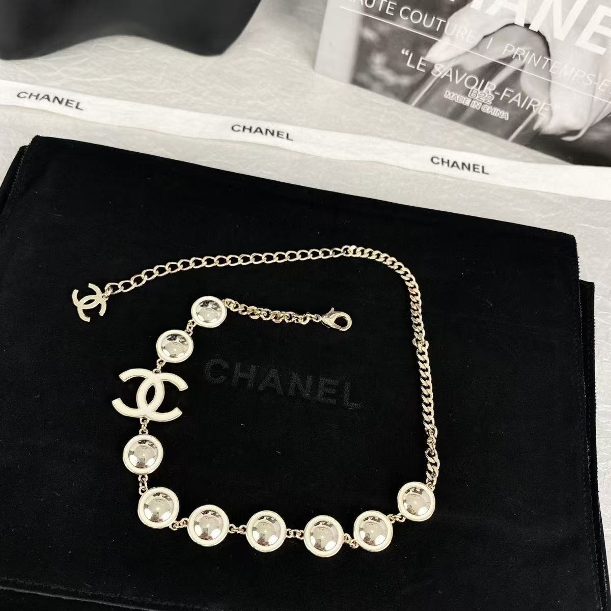 CC rhinestone necklace