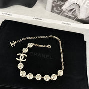 CC rhinestone necklace