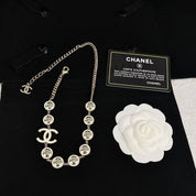 CC rhinestone necklace