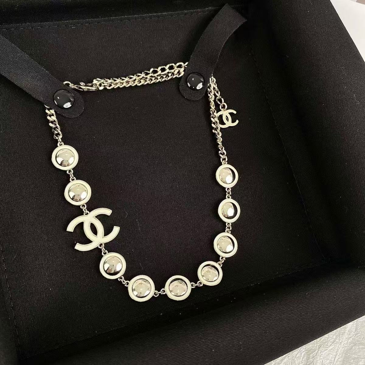 CC rhinestone necklace