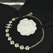 CC rhinestone necklace