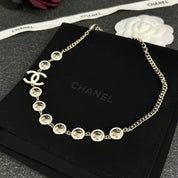 CC rhinestone necklace