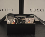 3-color luxury double G Mickey Mouse print belt