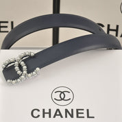 6-farbiger Luxus-Gürtel mit Doppel-C-Perlen und Strass