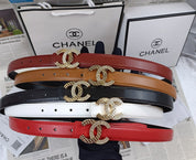 5 Colors Luxury Double C Rhinestone Belt