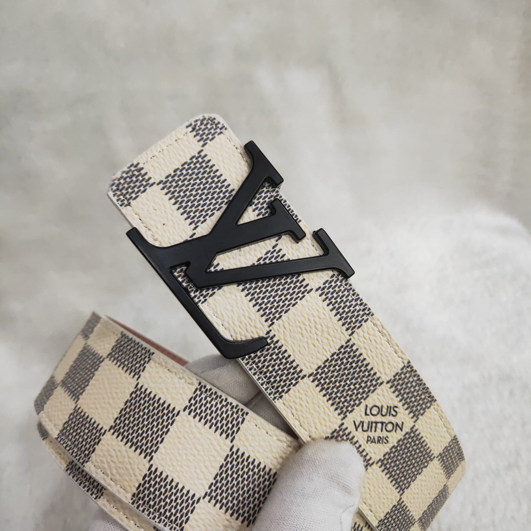 3 Colors Luxury Striped Letter Leather Belt