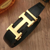 3 Colors Classic Alphabet Buckle Ladies Leather Belt